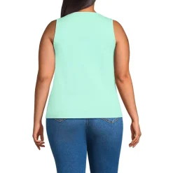 Women's Supima Keyhole Tank