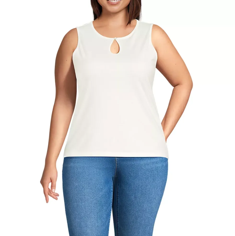 Women's Supima Keyhole Tank