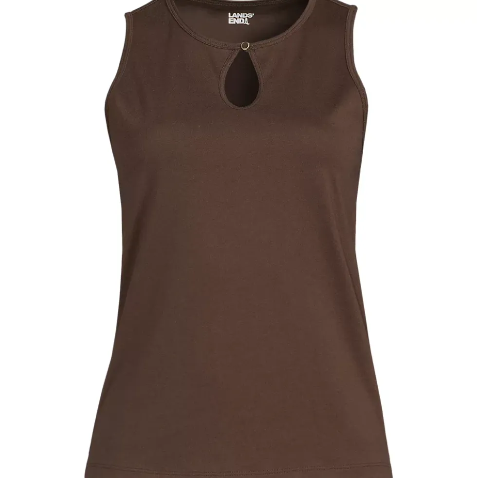 Women's Supima Keyhole Tank