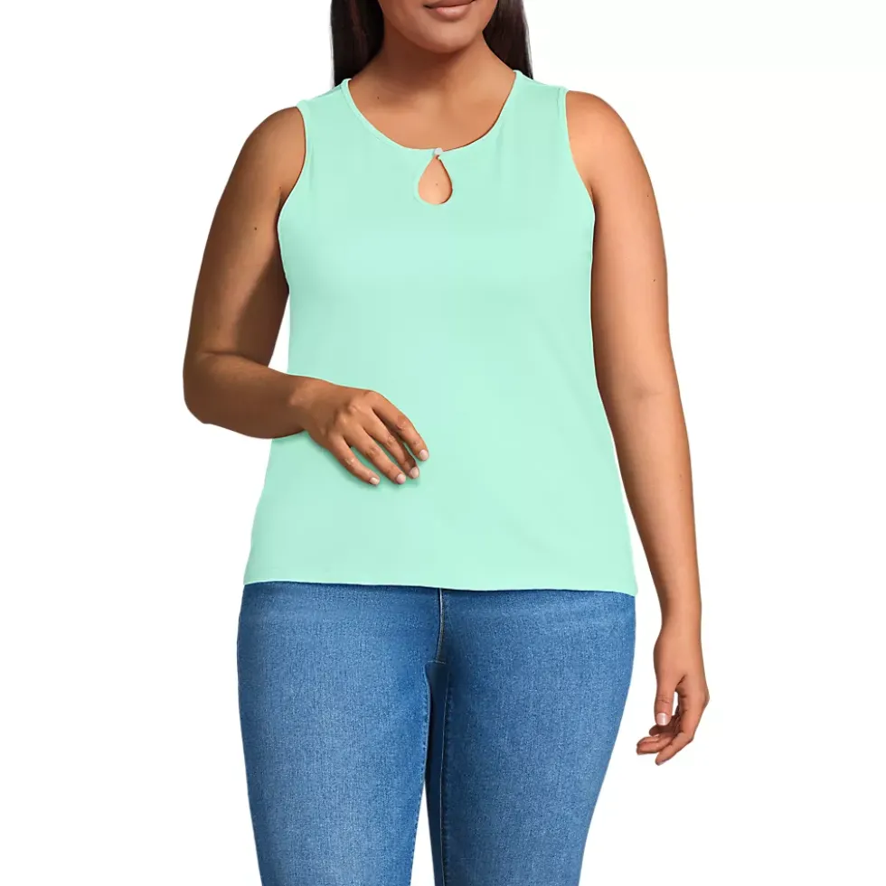 Women's Supima Keyhole Tank
