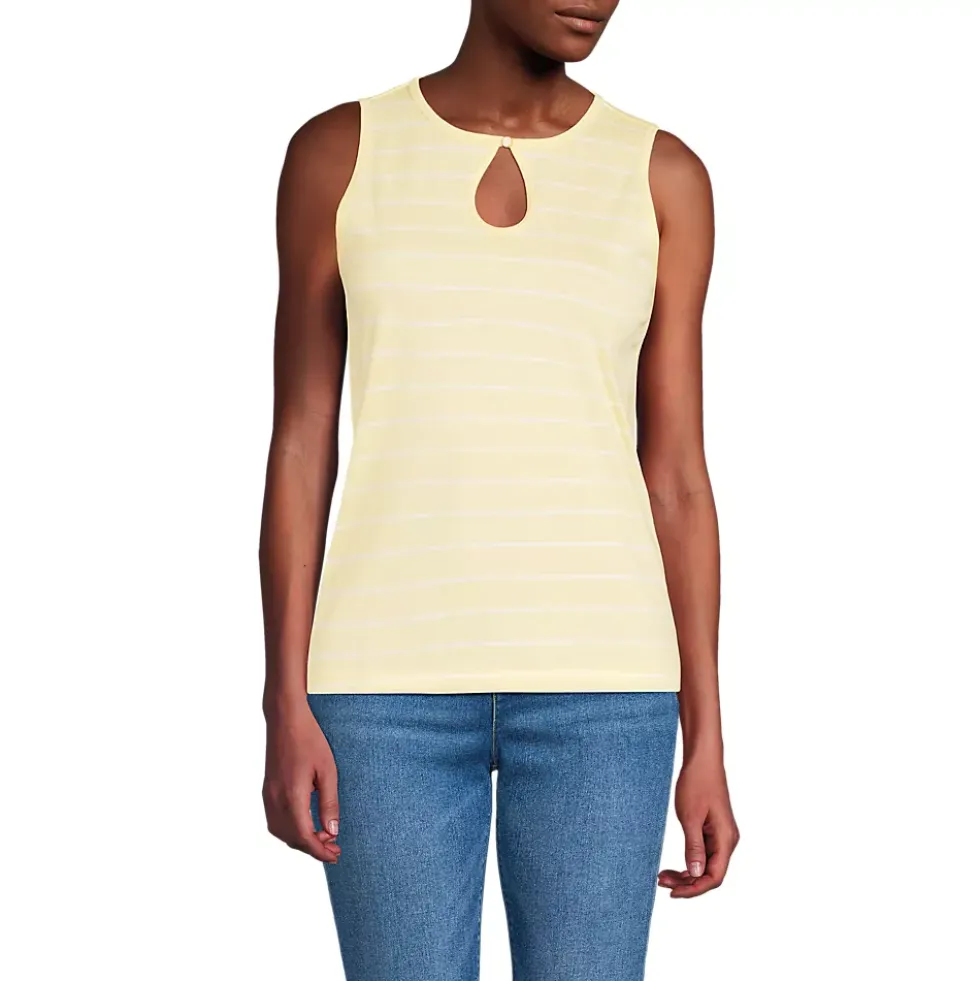 Women's Supima Keyhole Tank