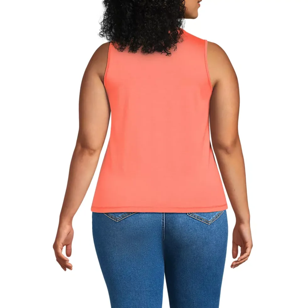 Women's Supima Keyhole Tank