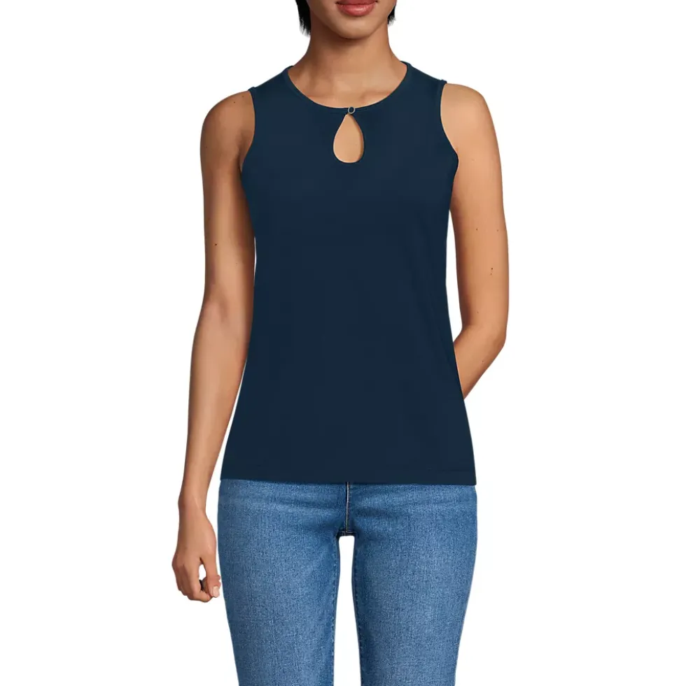 Women's Supima Keyhole Tank