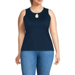 Women's Supima Keyhole Tank