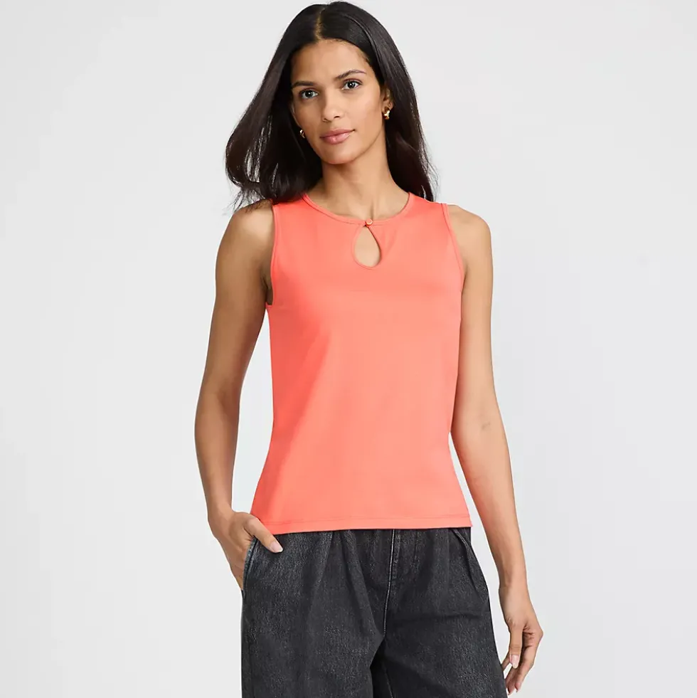 Women's Supima Keyhole Tank