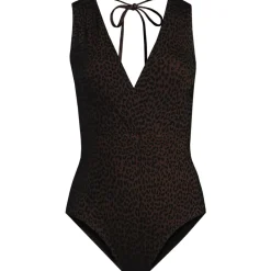 Women's Surplice Tie Back One Piece