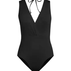 Women's Surplice Tie Back One Piece