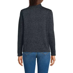 Women's Sweater Fleece Zip Front Jacket