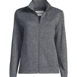 Women's Sweater Fleece Zip Front Jacket