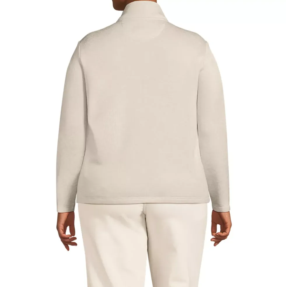 Women's Sweater Fleece Zip Front Jacket