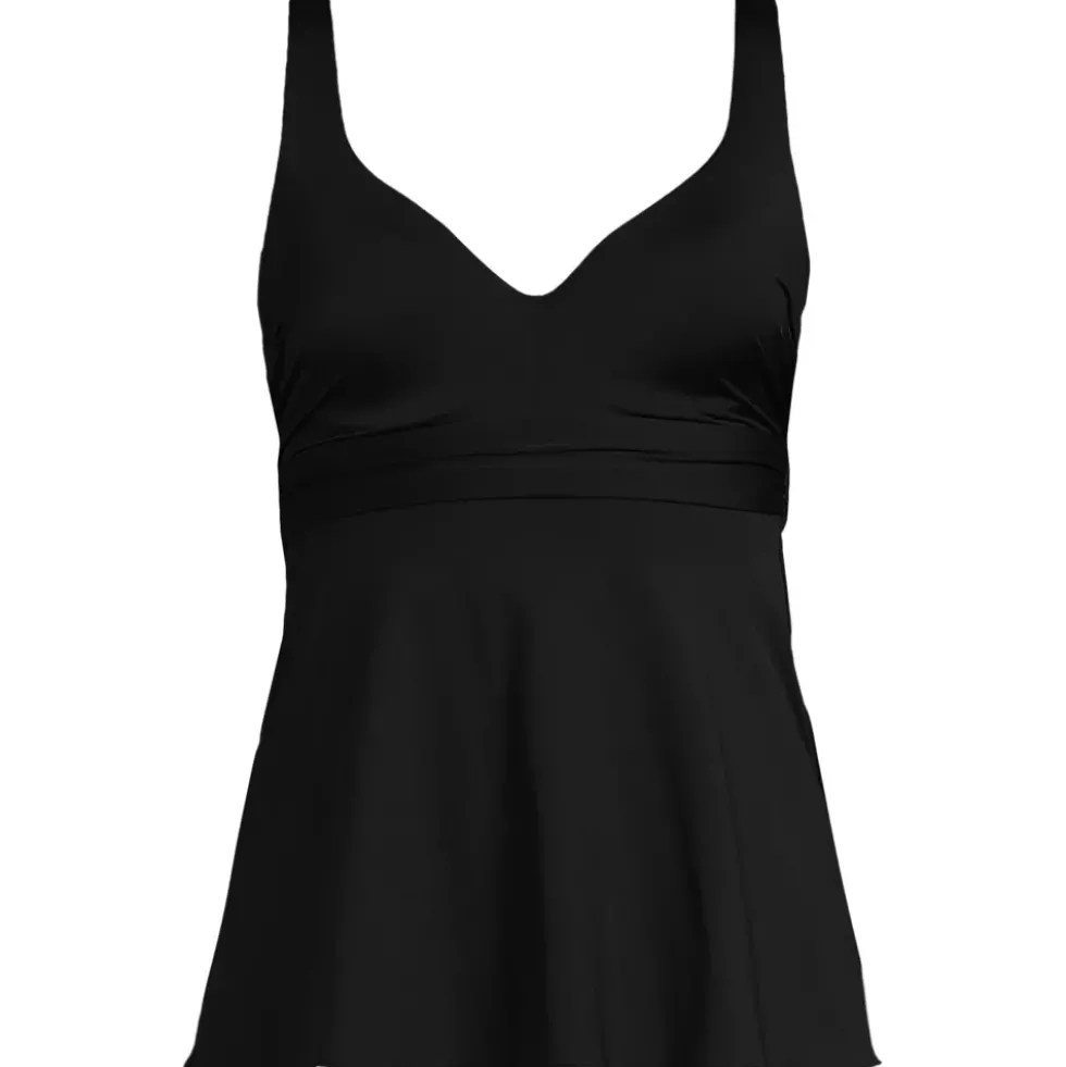 Women's Sweetheart Belted Flutter Tankini
