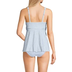 Women's Sweetheart Belted Flutter Tankini