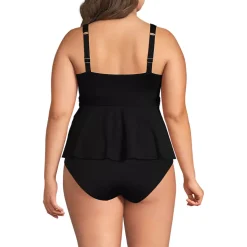 Women's Sweetheart Belted Flutter Tankini