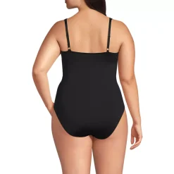 Women's Sweetheart Underwire Wrap One Piece Swimsuit