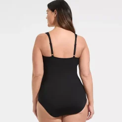 Women's Sweetheart Underwire Wrap One Piece Swimsuit