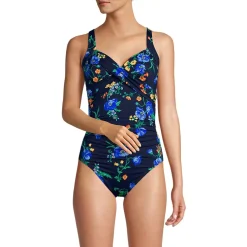Women's Sweetheart Underwire Wrap One Piece Swimsuit