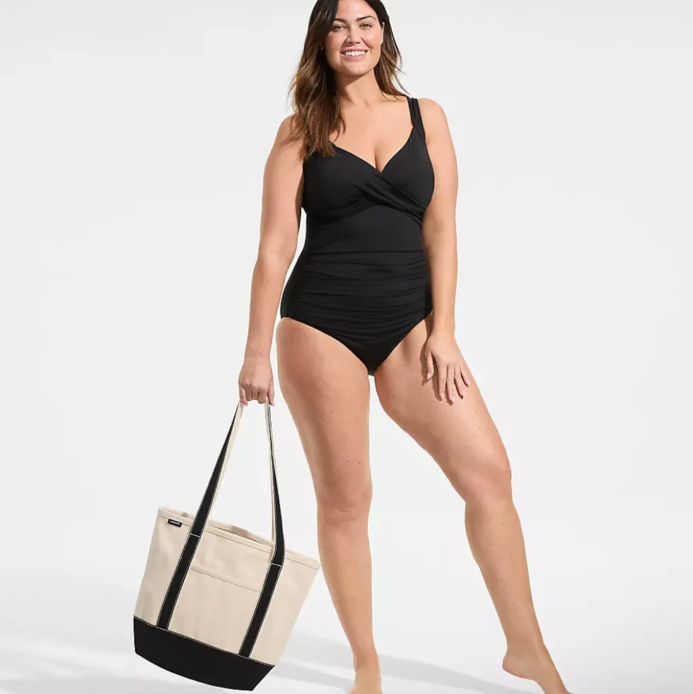 Women's Sweetheart Underwire Wrap One Piece Swimsuit