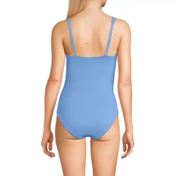 Women's Sweetheart Underwire Wrap One Piece Swimsuit