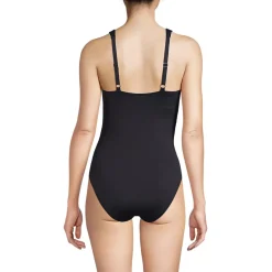 Women's Sweetheart Underwire Wrap One Piece Swimsuit