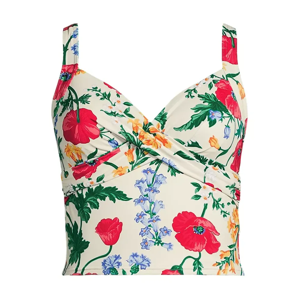 Women's Sweetheart Wrap Midkini Top