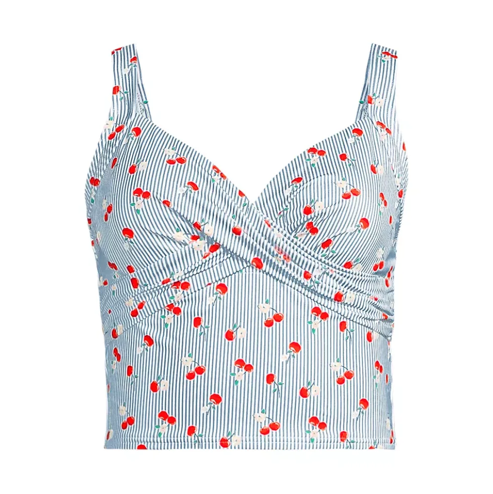 Women's Sweetheart Wrap Midkini Top