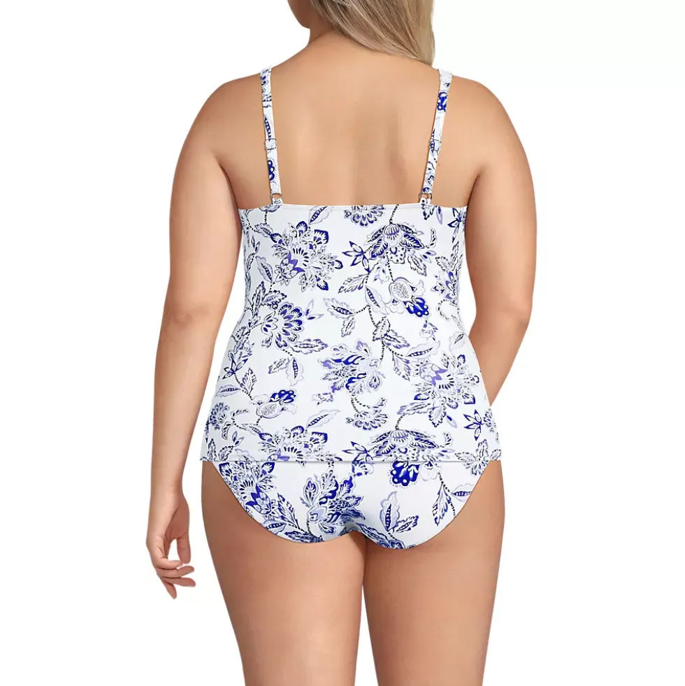 Women's Sweetheart Wrap Underwire Tankini Top