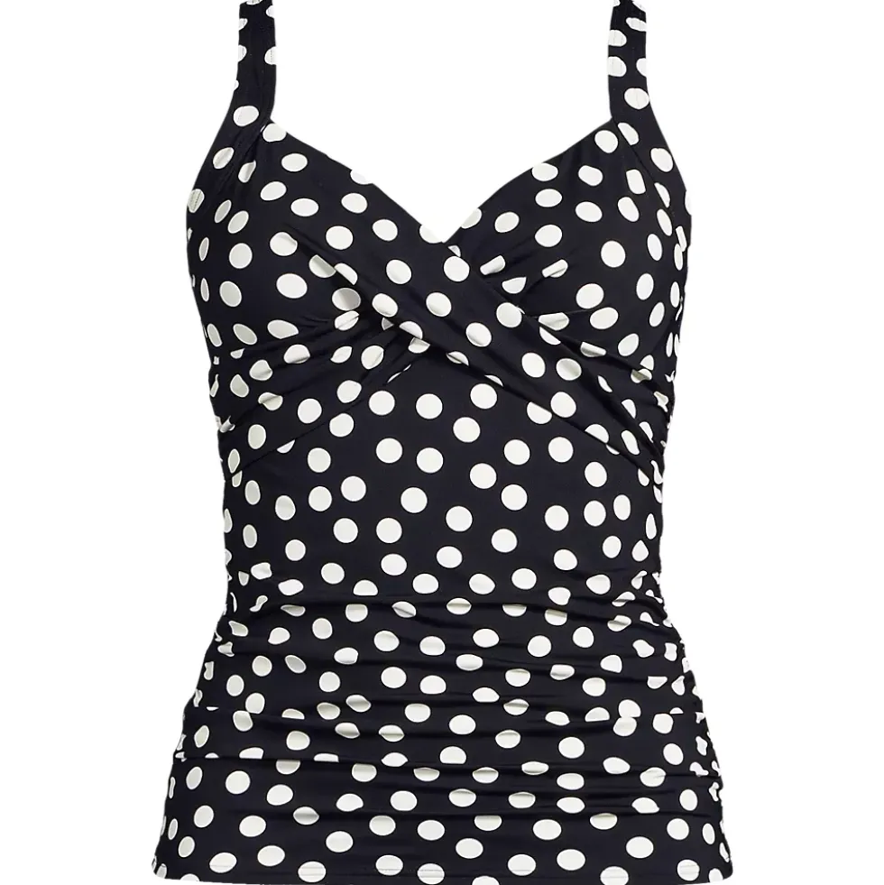 Women's Sweetheart Wrap Underwire Tankini Top