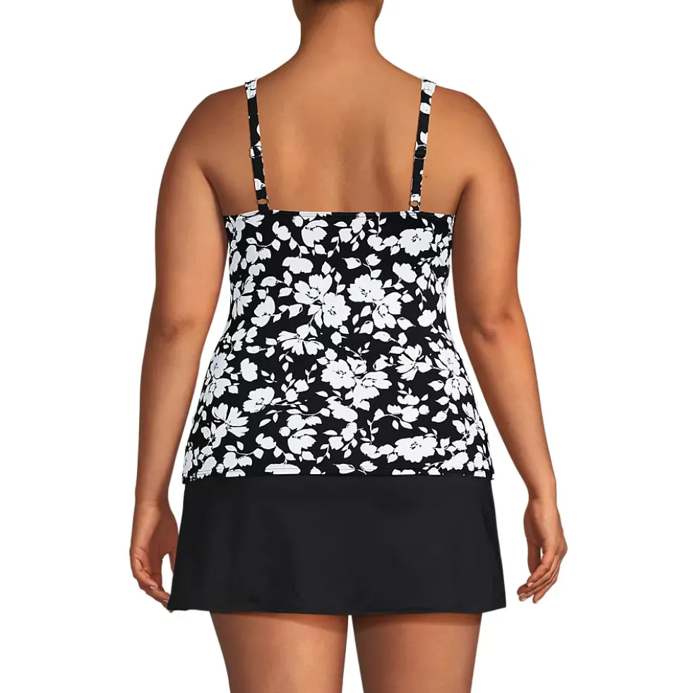 Women's Sweetheart Wrap Underwire Tankini Top