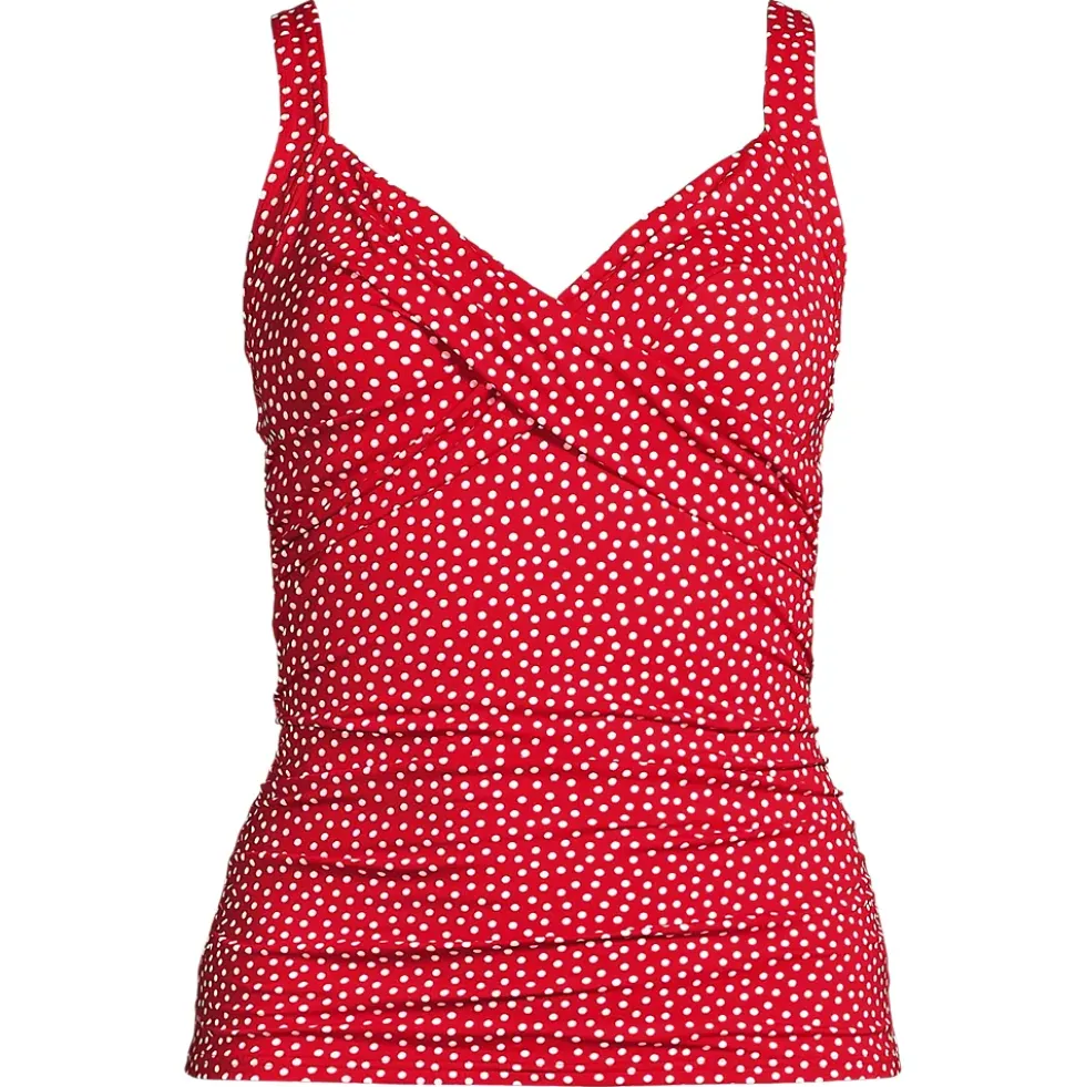 Women's Sweetheart Wrap Underwire Tankini Top