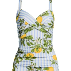 Women's Sweetheart Wrap Underwire Tankini Top