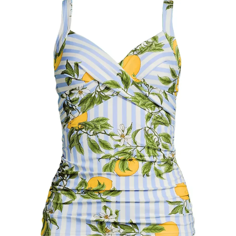 Women's Sweetheart Wrap Underwire Tankini Top