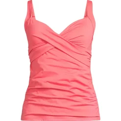 Women's Sweetheart Wrap Underwire Tankini Top