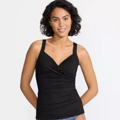 Women's Sweetheart Wrap Underwire Tankini Top