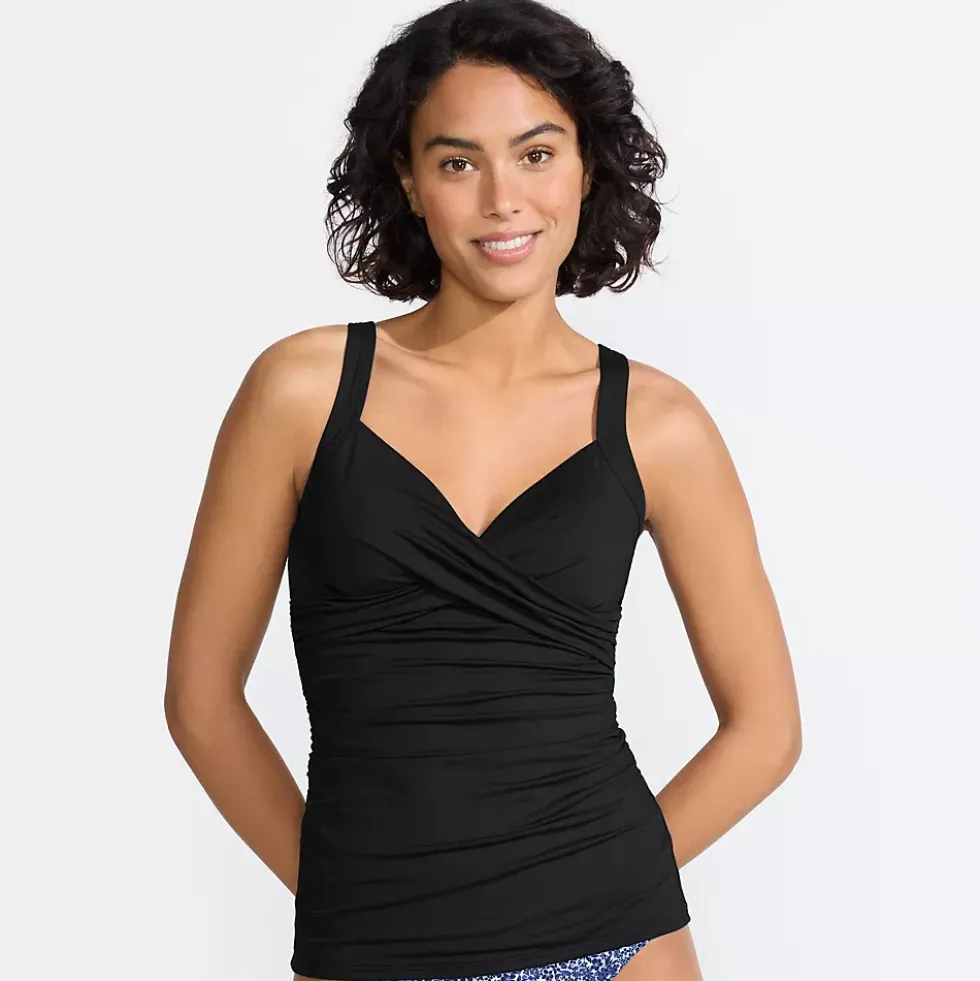 Women's Sweetheart Wrap Underwire Tankini Top