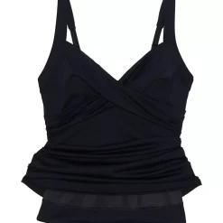 Women's Sweetheart Wrap Underwire Tankini Top