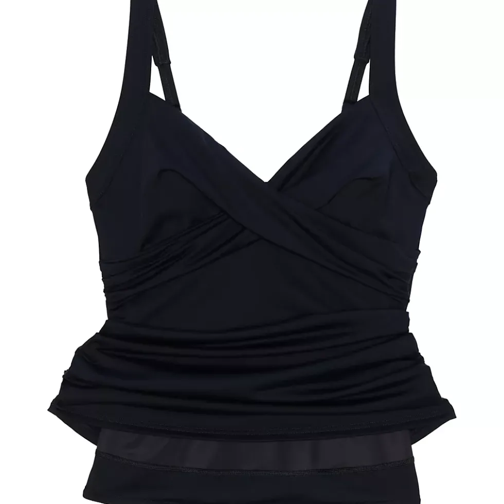 Women's Sweetheart Wrap Underwire Tankini Top