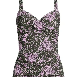 Women's Sweetheart Wrap Underwire Tankini Top