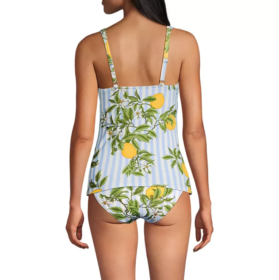 Women's Sweetheart Wrap Underwire Tankini Top
