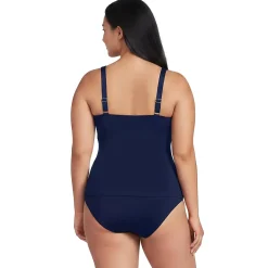 Women's Sweetheart Wrap Underwire Tankini Top