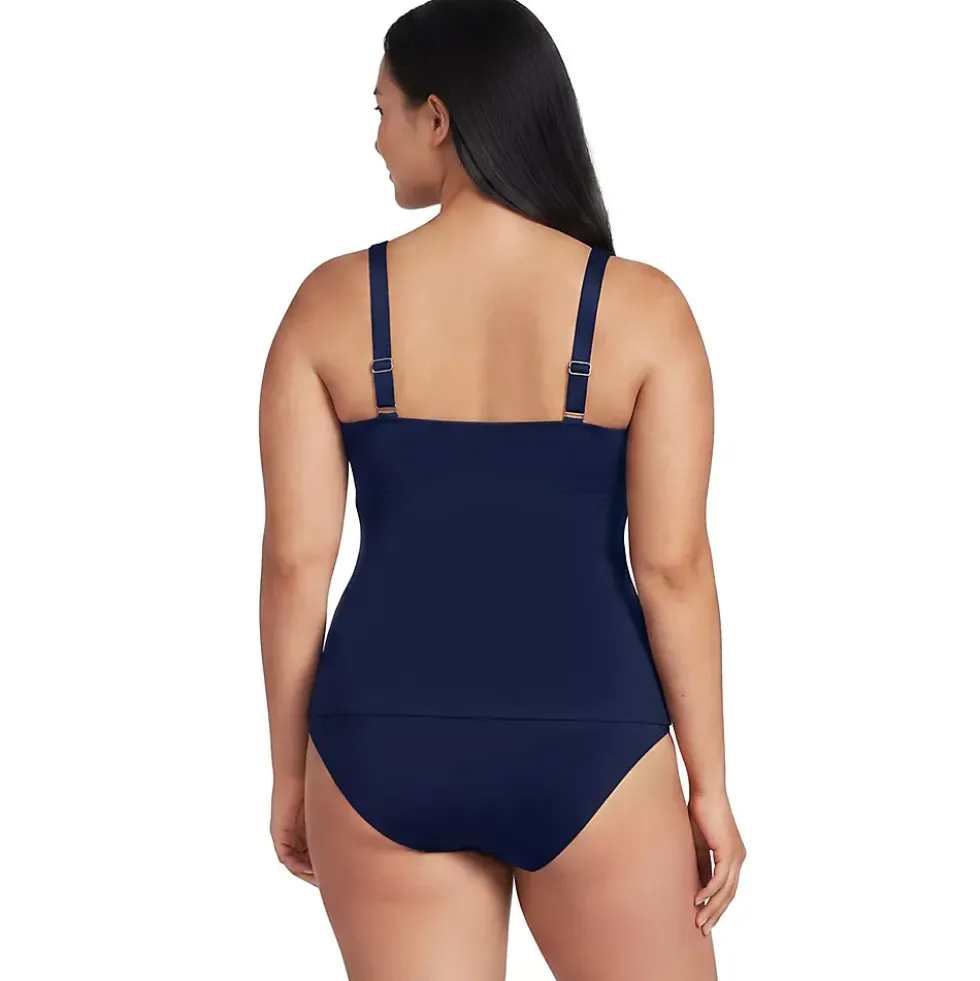 Women's Sweetheart Wrap Underwire Tankini Top