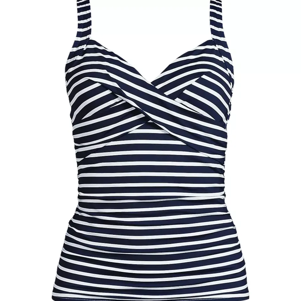 Women's Sweetheart Wrap Underwire Tankini Top