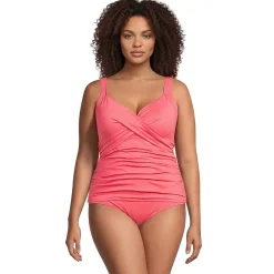 Women's Sweetheart Wrap Underwire Tankini Top