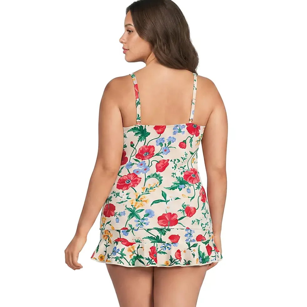Women's Sweetheart Wrap Underwire Tankini Top