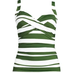 Women's Sweetheart Wrap Underwire Tankini Top