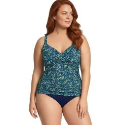 Women's Sweetheart Wrap Underwire Tankini Top