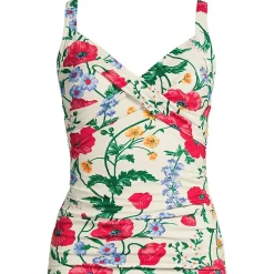Women's Sweetheart Wrap Underwire Tankini Top
