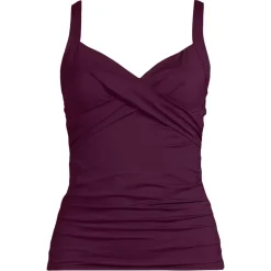 Women's Sweetheart Wrap Underwire Tankini Top