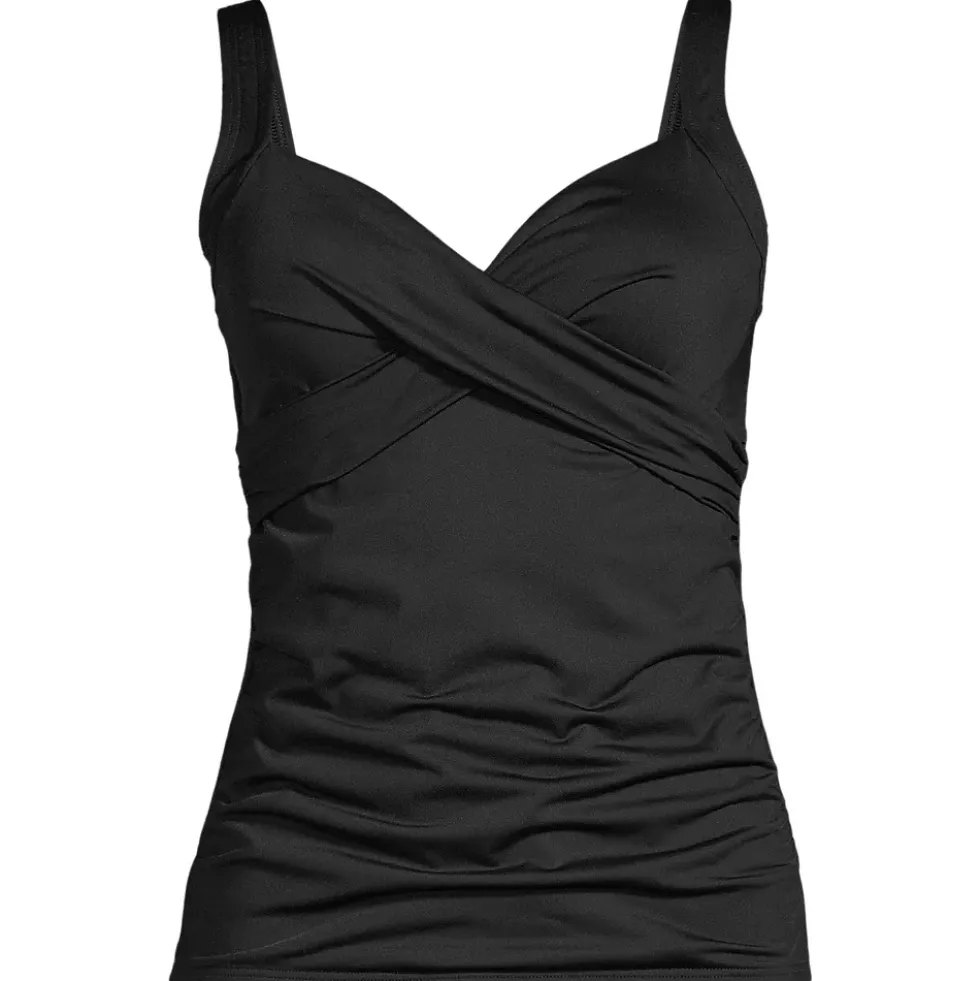 Women's Sweetheart Wrap Underwire Tankini Top