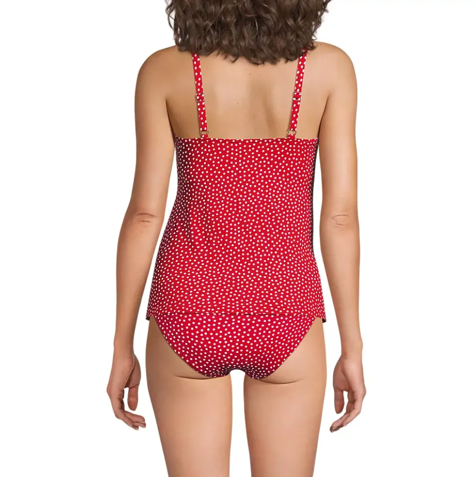 Women's Sweetheart Wrap Underwire Tankini Top