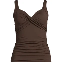 Women's Sweetheart Wrap Underwire Tankini Top